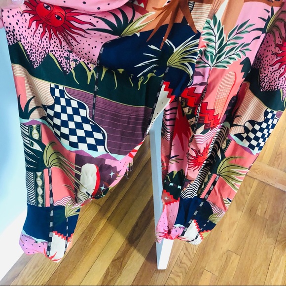 NWT Farm Rio Mystic City Wrap Jumper size large - Picture 15 of 16